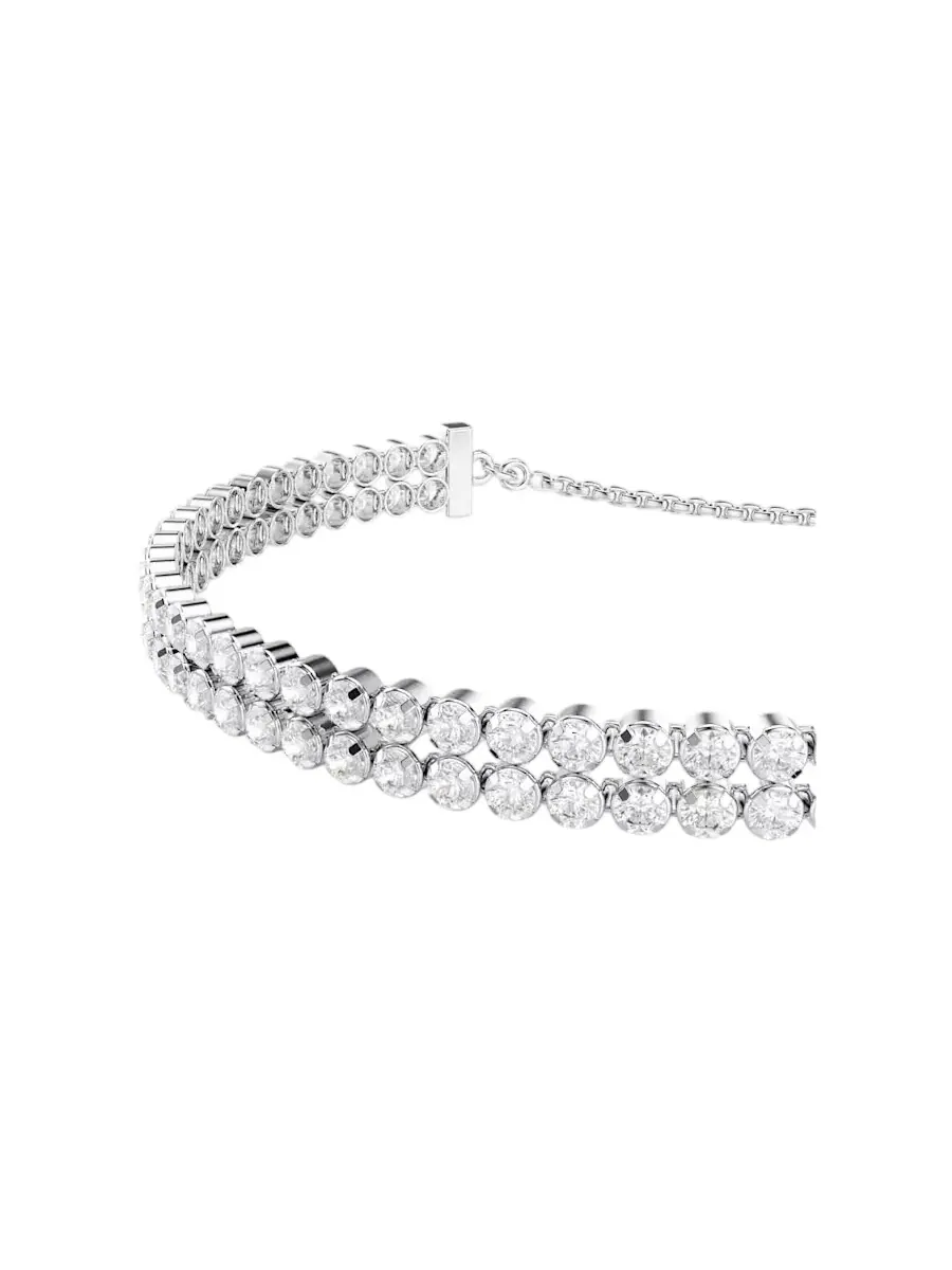 Браслет для тенниса Swarovski Matrix — изображение 4 из 4, оттенок белый