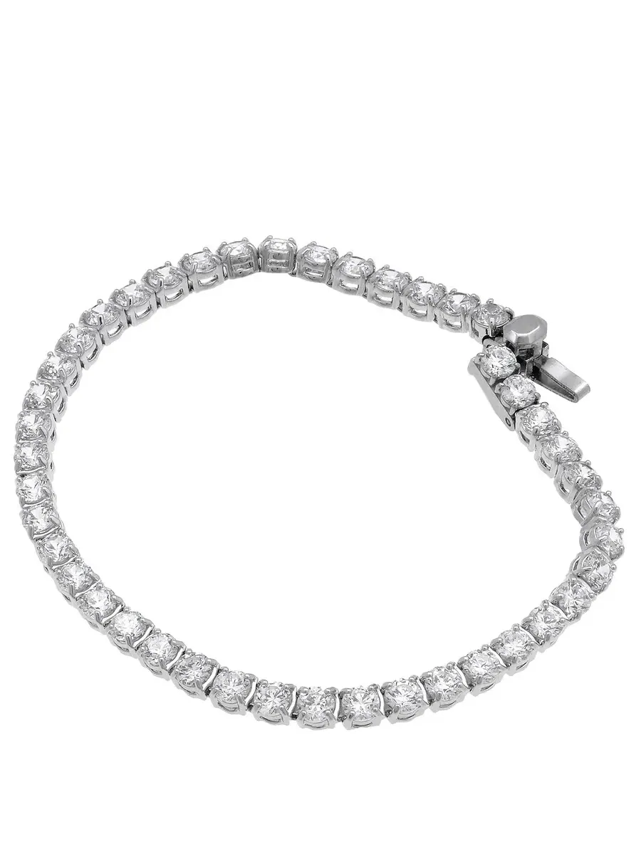 Браслет для тенниса Swarovski Matrix — изображение 3 из 4, оттенок серебряный