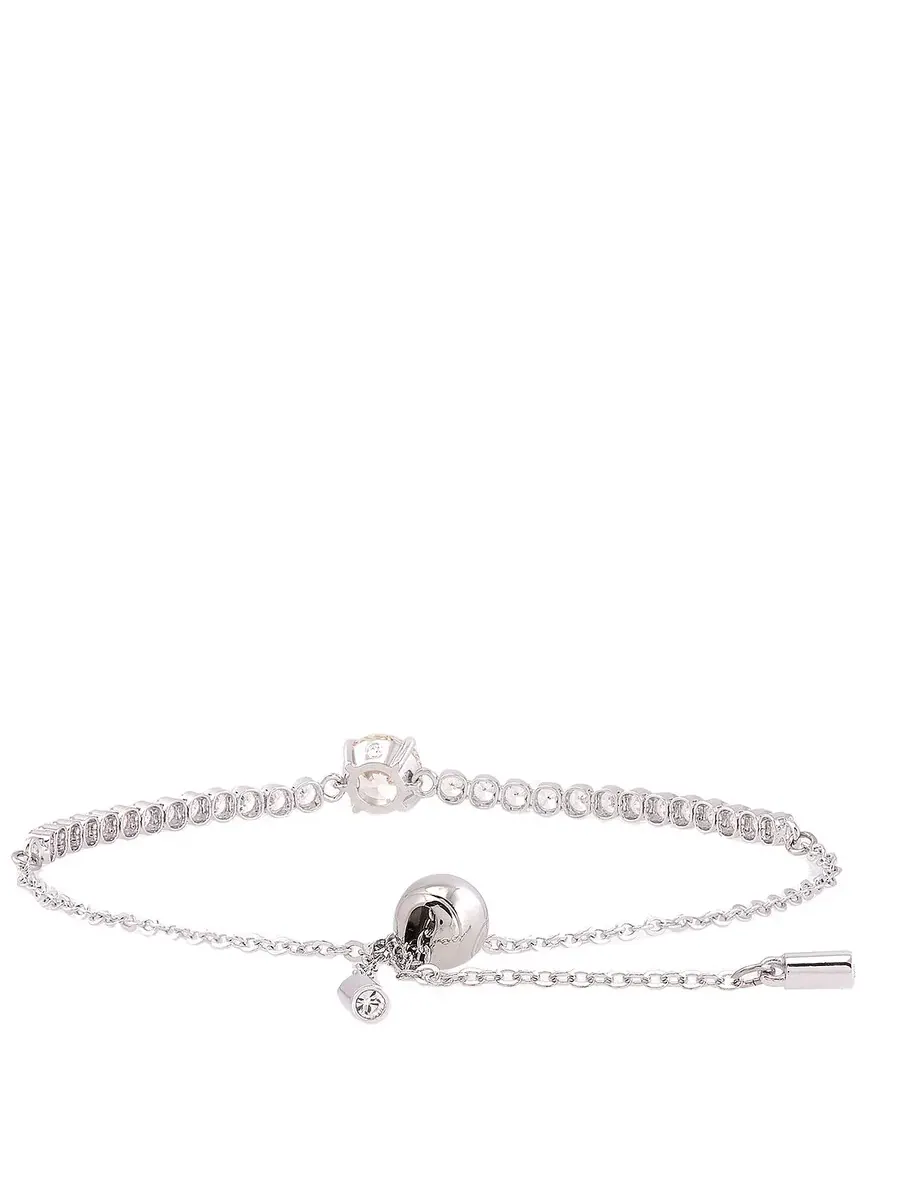 Браслет Swarovski Matrix Tennis Родий Блестящий Белый Фэнси Шампань — изображение 4 из 4