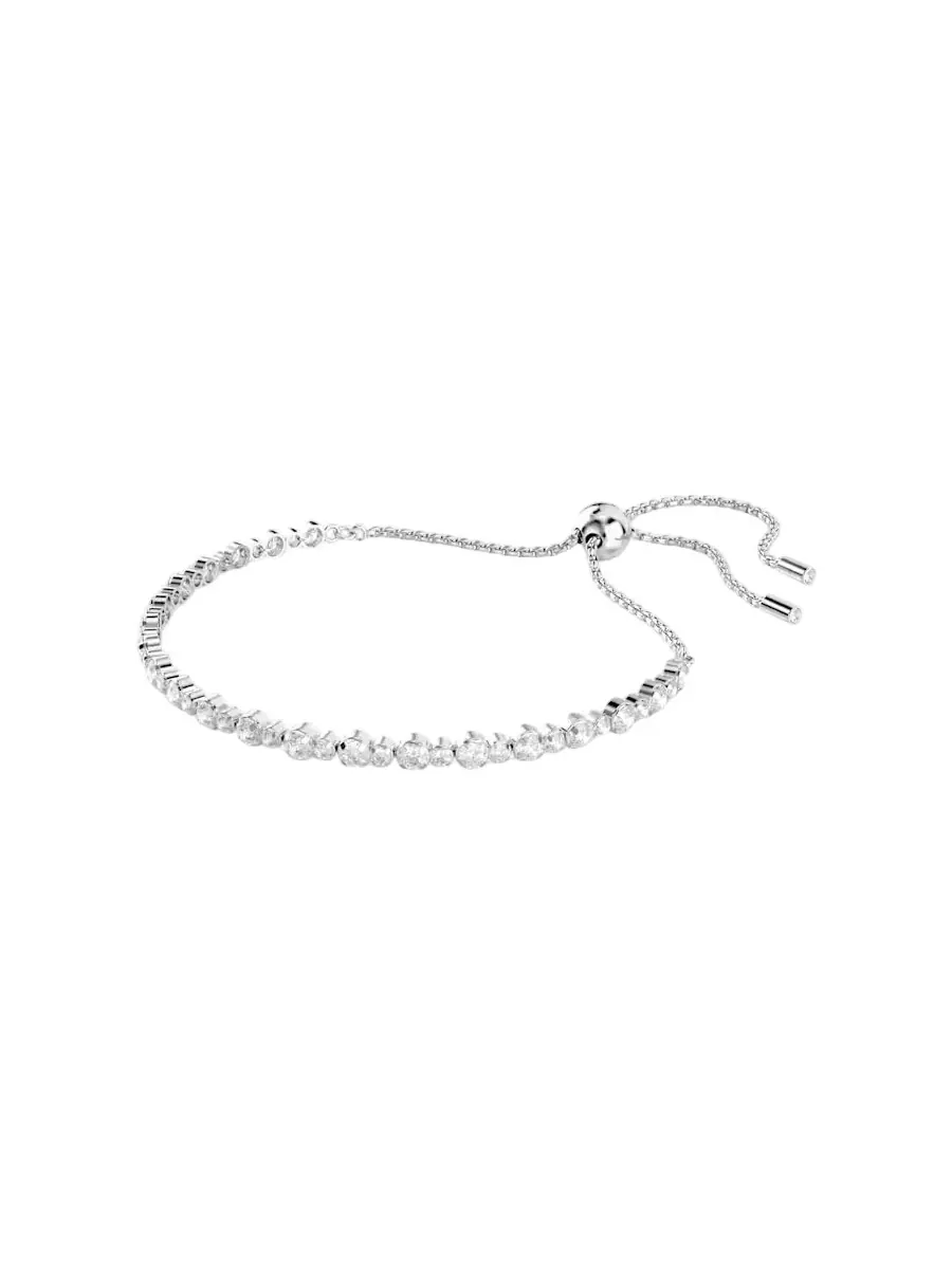 Браслет Swarovski Matrix Tennis, размер M — изображение 2 из 5, оттенок белый
