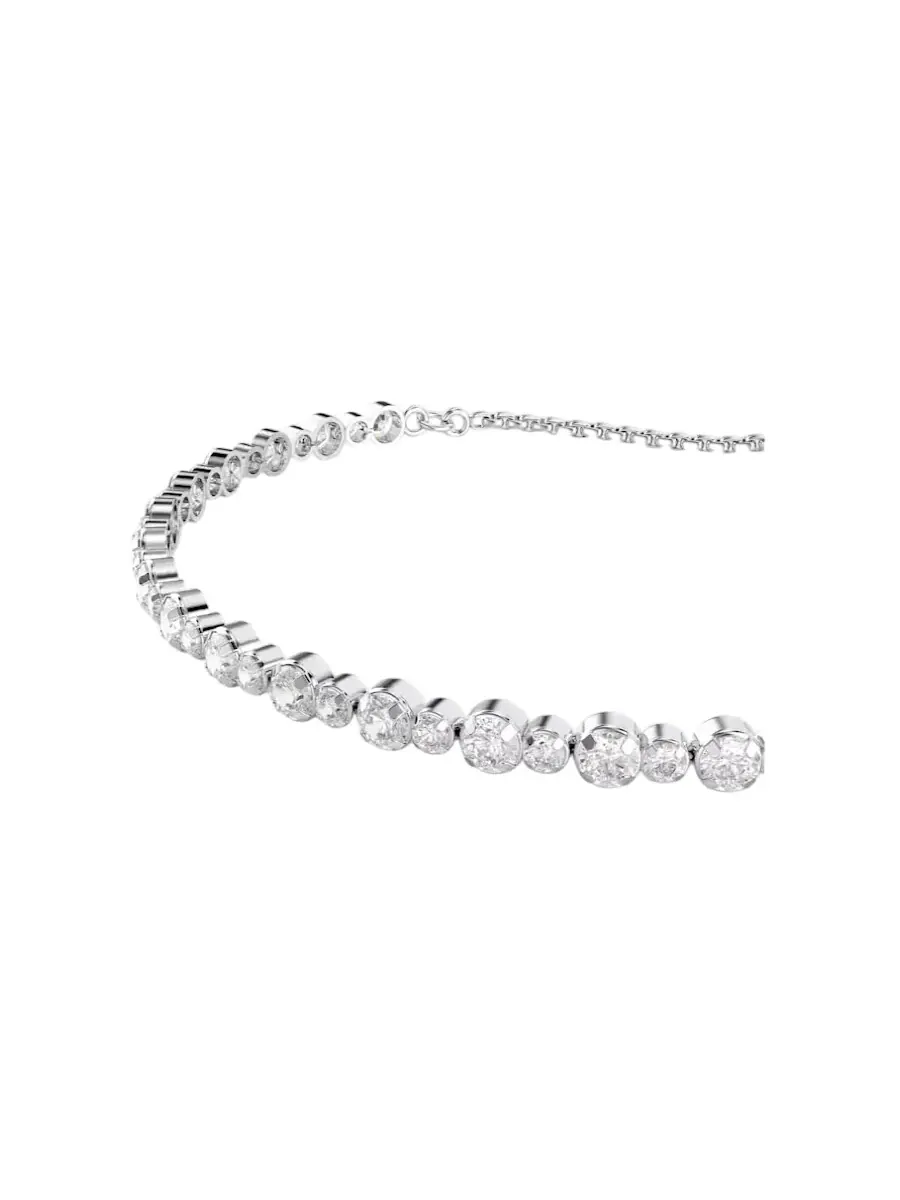 Браслет Swarovski Matrix Tennis, размер M — изображение 5 из 5, оттенок белый