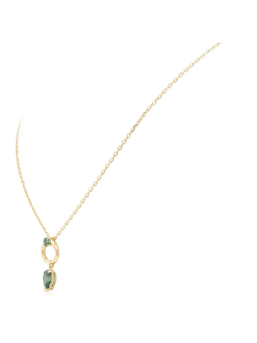 Подвеска Swarovski Mesmera с золотым оттенком — изображение 3 из 4, оттенок зеленый