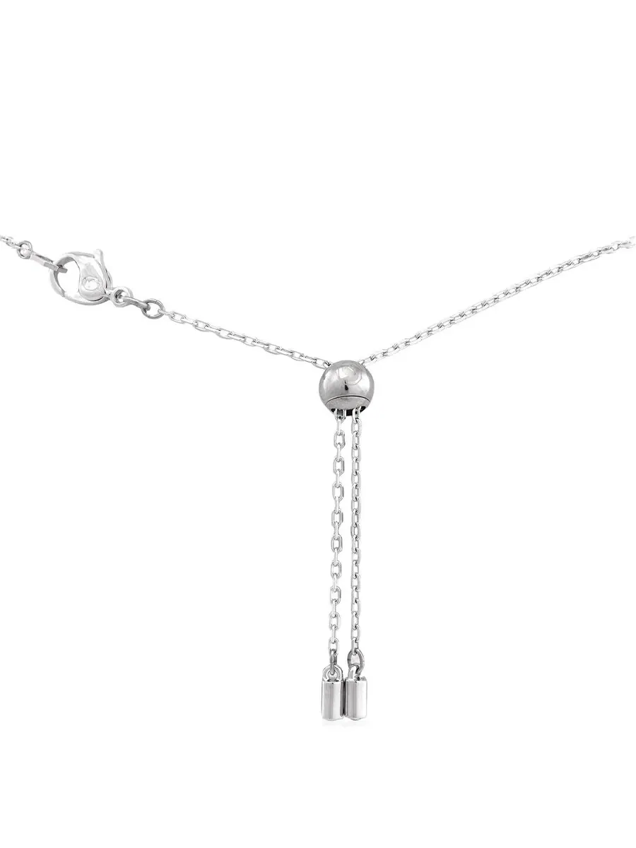 Кулон-ожерелье Swarovski Mesmera с подвеской в форме груши — изображение 3 из 3, оттенок белый