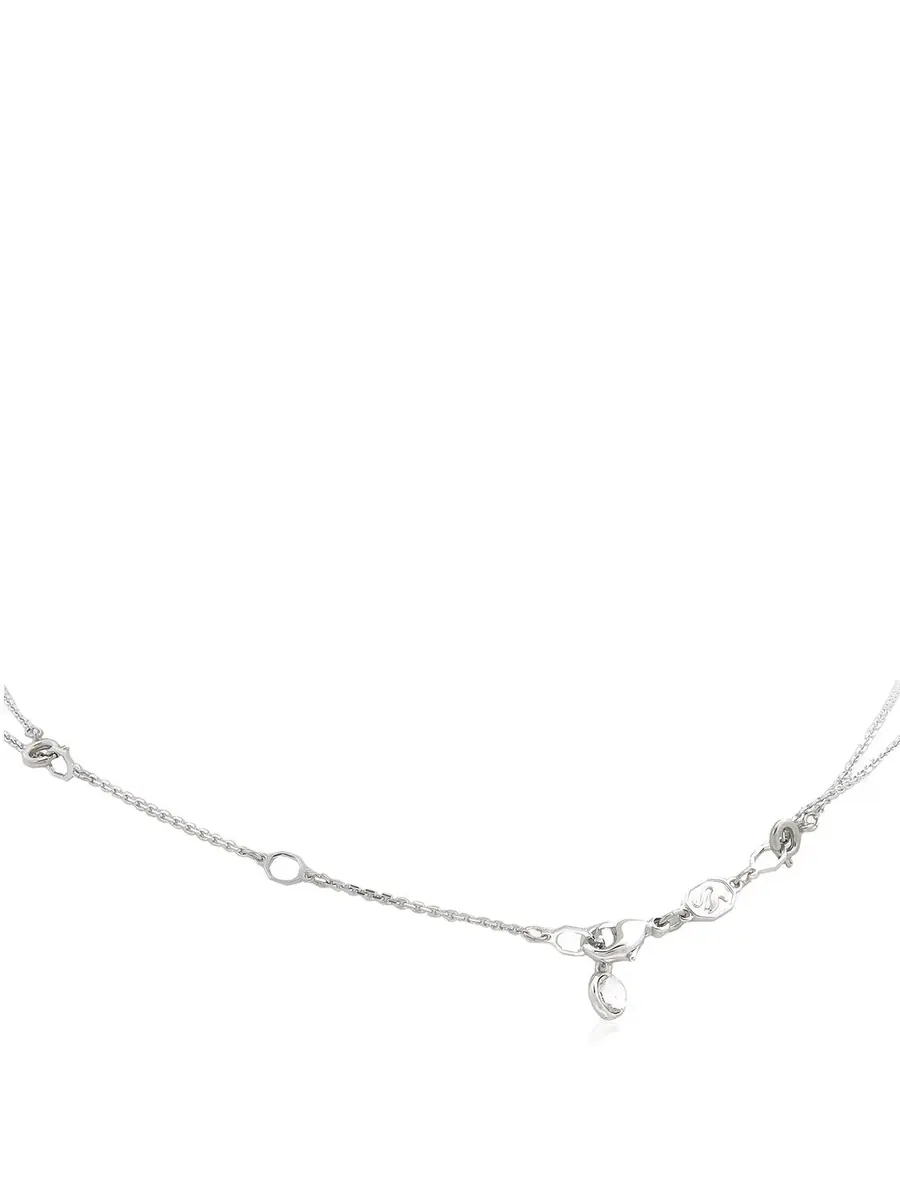 Подвеска Swarovski Meteora маленькая многослойная родий блестящий кристалл — изображение 4 из 4, оттенок белый
