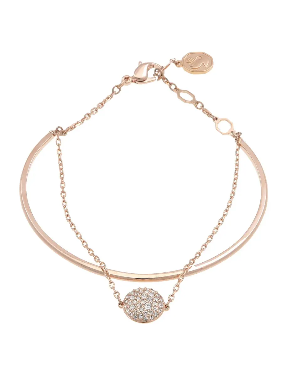 Браслет-ободок Swarovski Meteora в розовом золоте