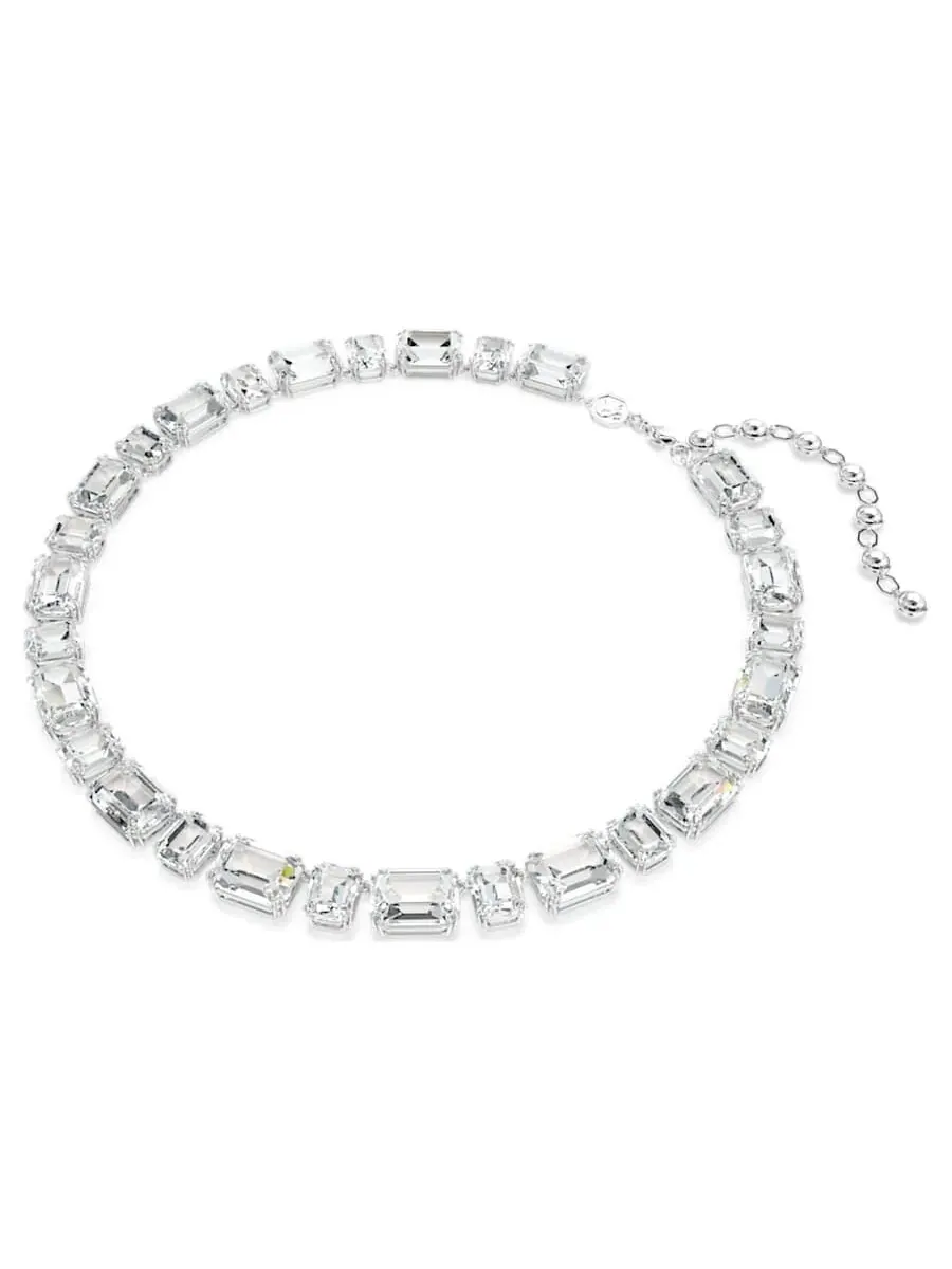 Ожерелье из кристаллов Swarovski Millenia с восьмиугольным огранкой — изображение 2 из 4, оттенок белый