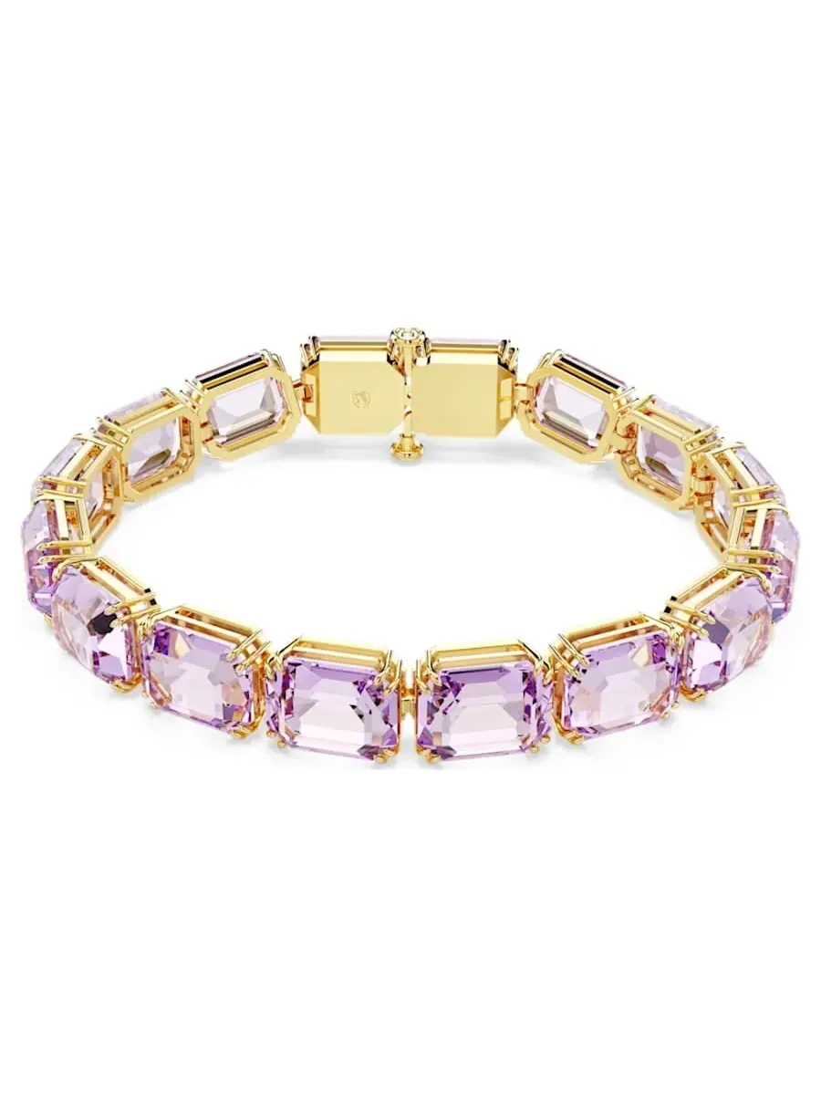 Теннисный браслет Swarovski Millenia с огранкой восьмиугольник