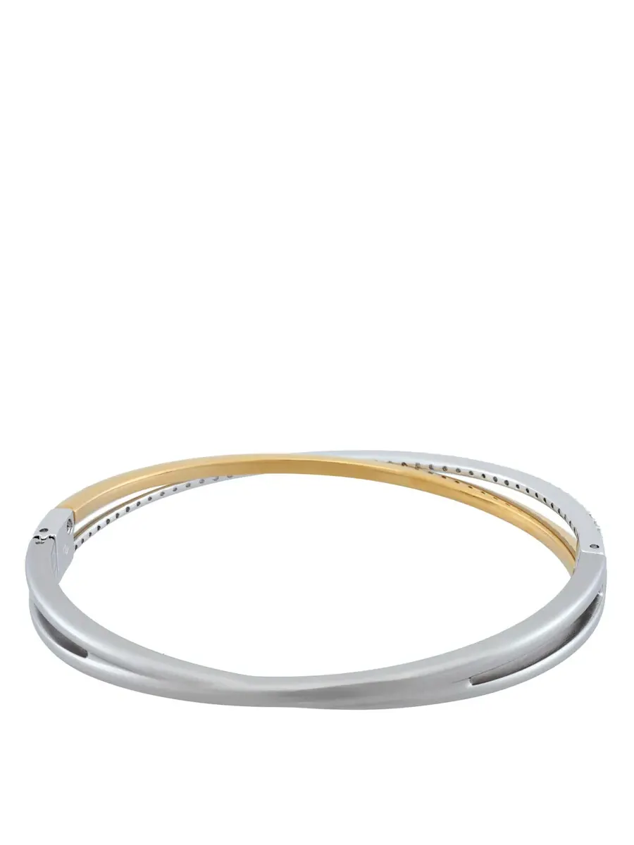 Браслет Swarovski Hyperbola из смешанных металлов — изображение 3 из 4, оттенок белый
