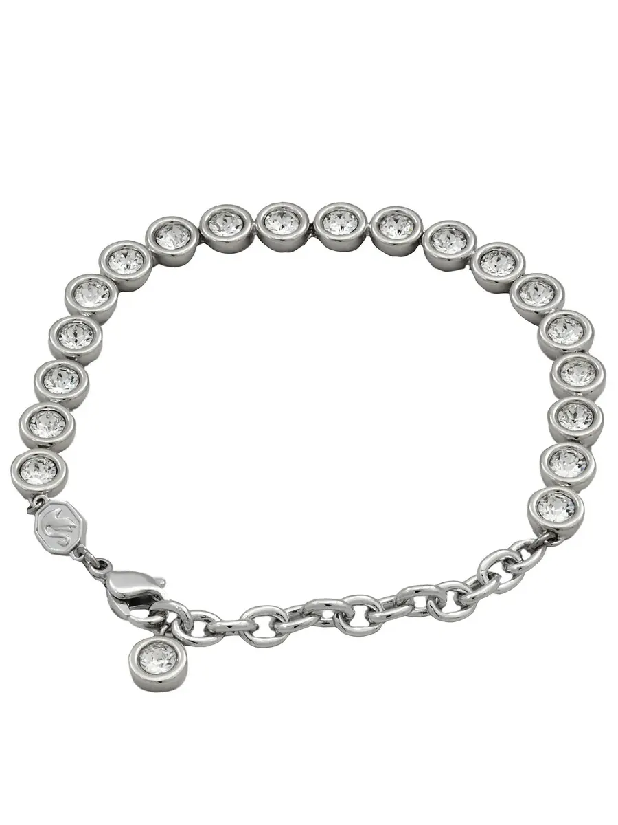 Браслет для тенниса Swarovski с родиевым покрытием Imber, размер M — изображение 3 из 3, оттенок белый