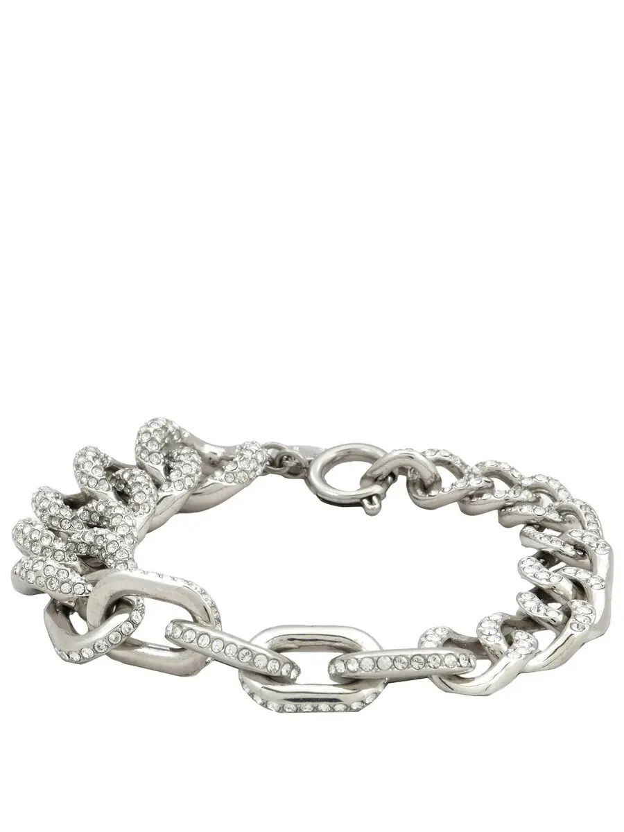 Браслет Dextera с покрытием из родия и паве Swarovski