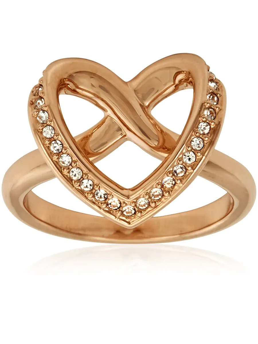 Кольцо Swarovski Rose Gold Cupidon, размер 55 (США 6.75) — изображение 3 из 3, оттенок золото
