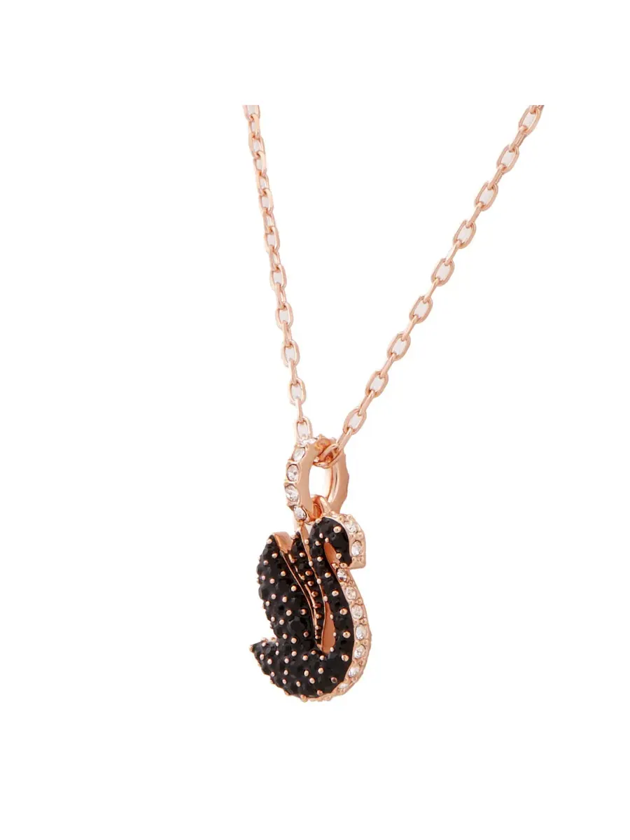 Ожерелье с подвеской Малый Черный Лебедь от Swarovski — изображение 3 из 4