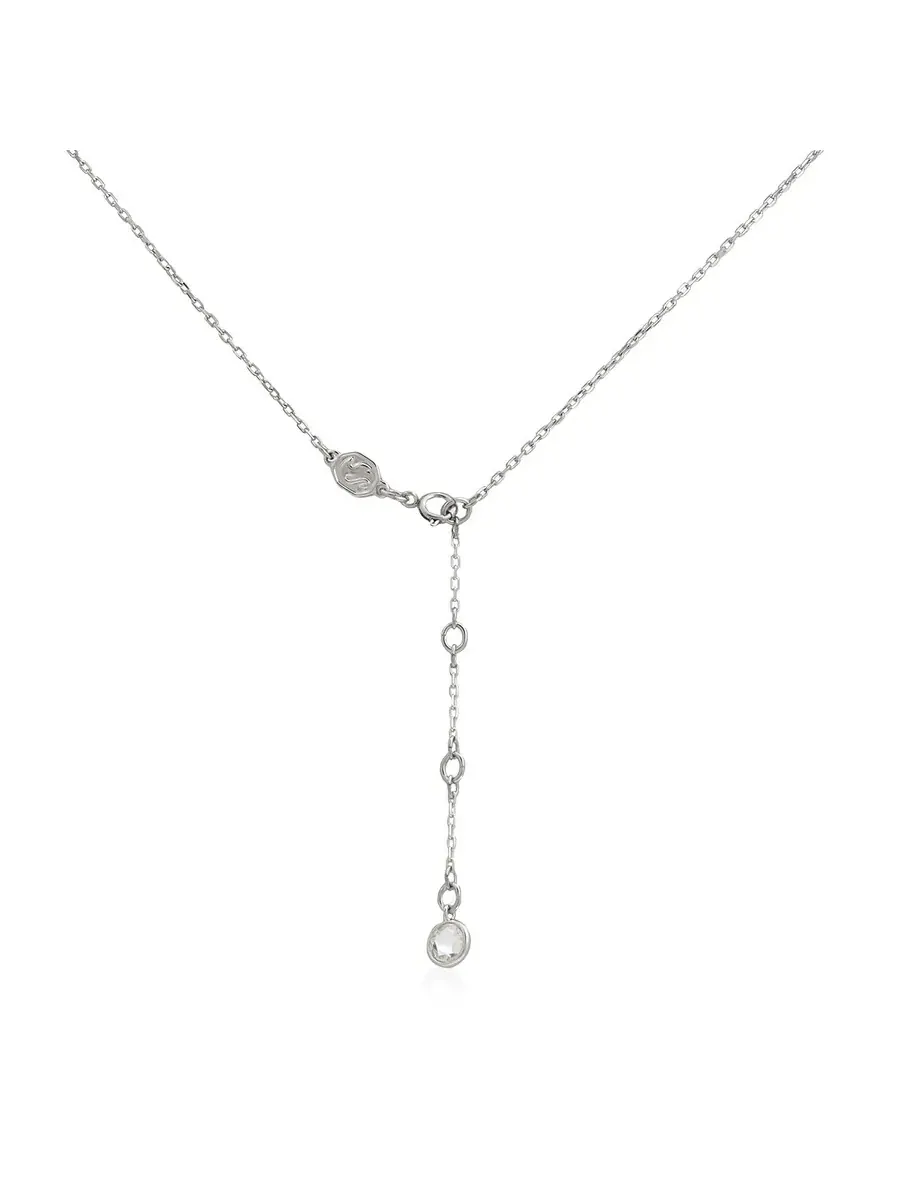Ожерелье с подвеской в виде лебедя Swarovski белого цвета — изображение 4 из 4, оттенок белый
