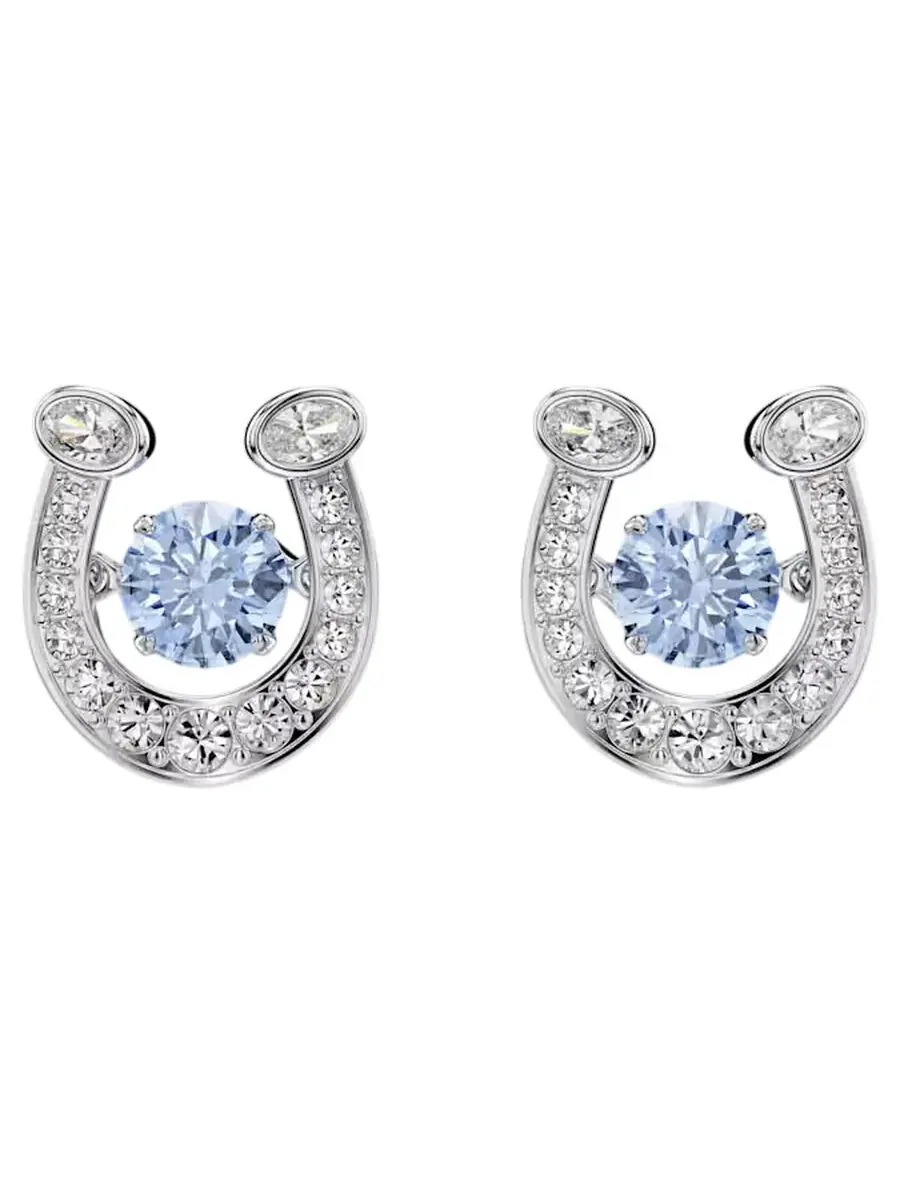 Серьги-гвоздики Swarovski Symbolica в форме подковы