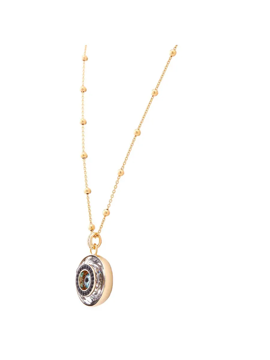 Подвеска Swarovski Symbolica 20 мм Золотая Блестящая Многоцветная — изображение 3 из 4, оттенок серебряный