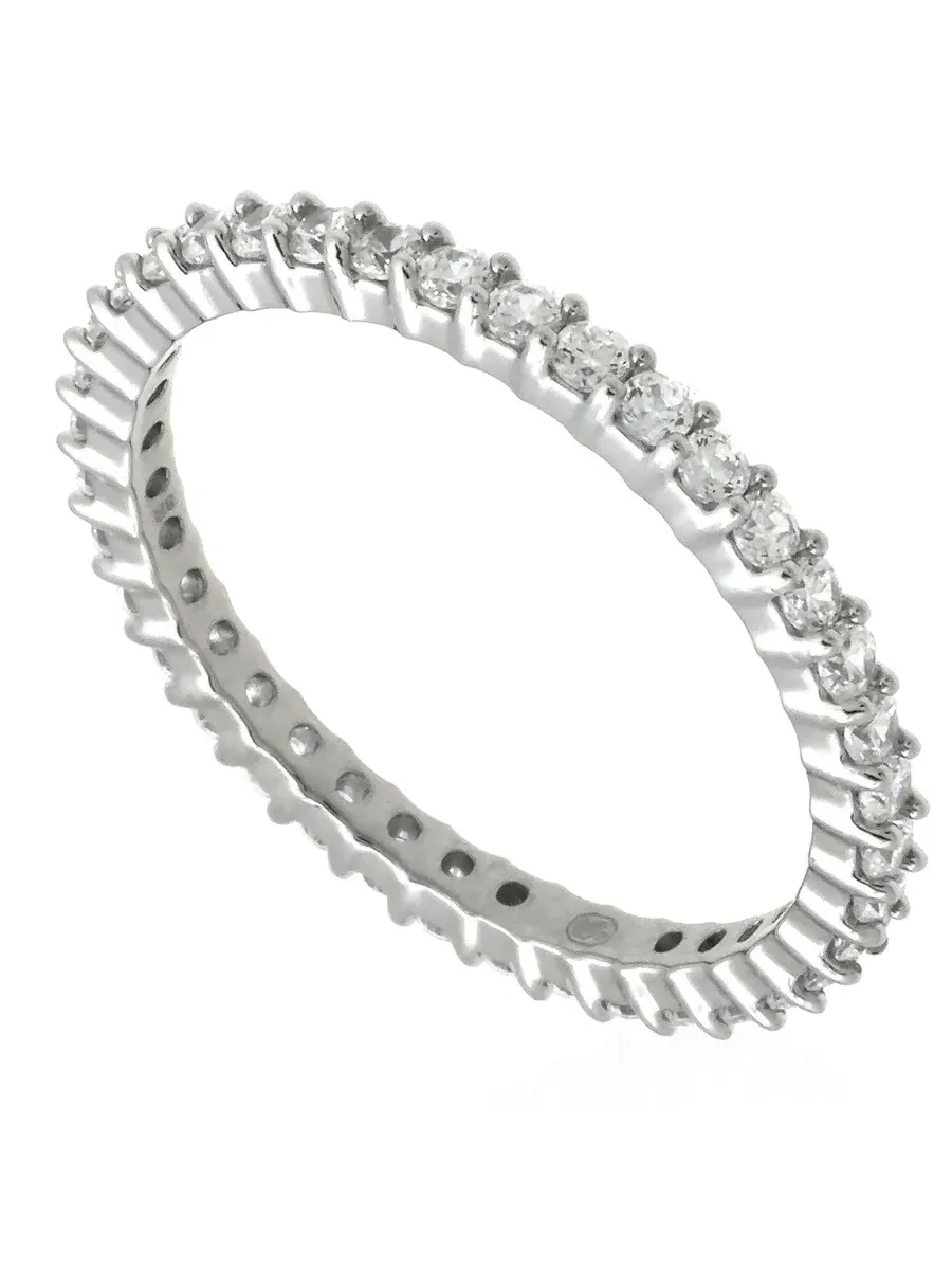 Кольцо Swarovski Белого Круглого Огранки Matrix Vittore
