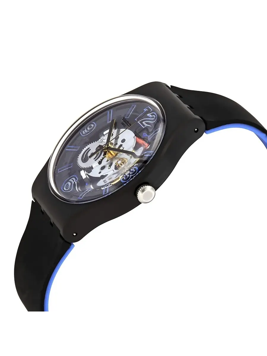 Часы Swatch Blueboost Quartz унисекс SUOB165 — изображение 2 из 3, оттенок черный