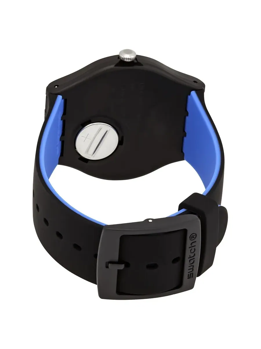 Часы Swatch Blueboost Quartz унисекс SUOB165 — изображение 3 из 3, оттенок черный