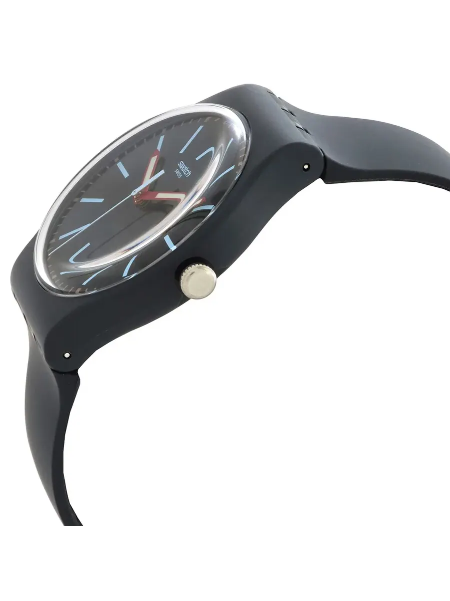 Часы Swatch Cobblestone Street кварцевые с серым циферблатом SO29A101 — изображение 2 из 3, оттенок серый