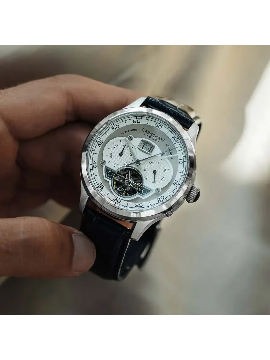 Мужские часы Thomas Earnshaw Baron Chronograph Automatic с серым циферблатом ES-8187-01 — изображение 3 из 3