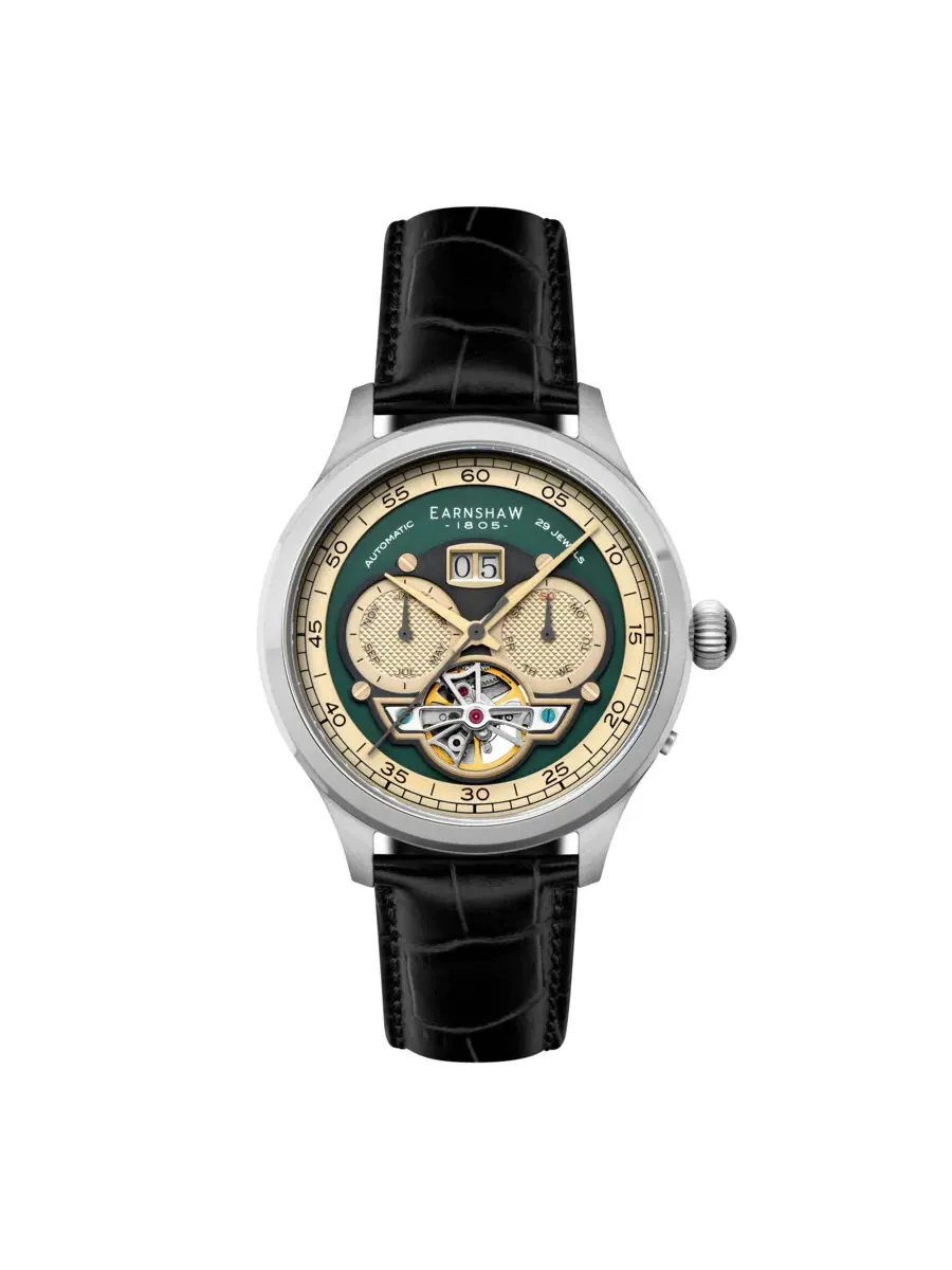 Мужские часы Thomas Earnshaw Baron Green Dial ES-8187-03