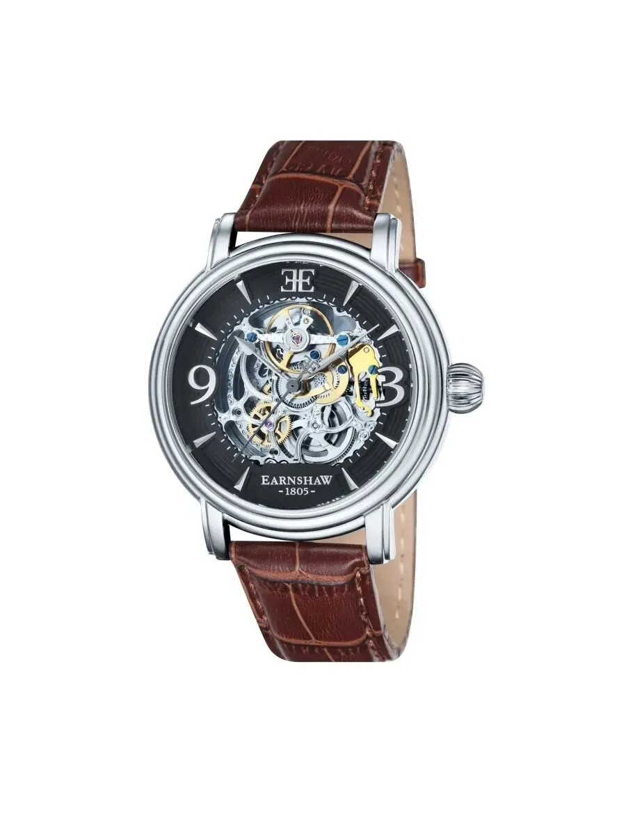 Мужские часы Thomas Earnshaw Longcase с автоматическим механизмом, серым циферблатом ES-8011-02