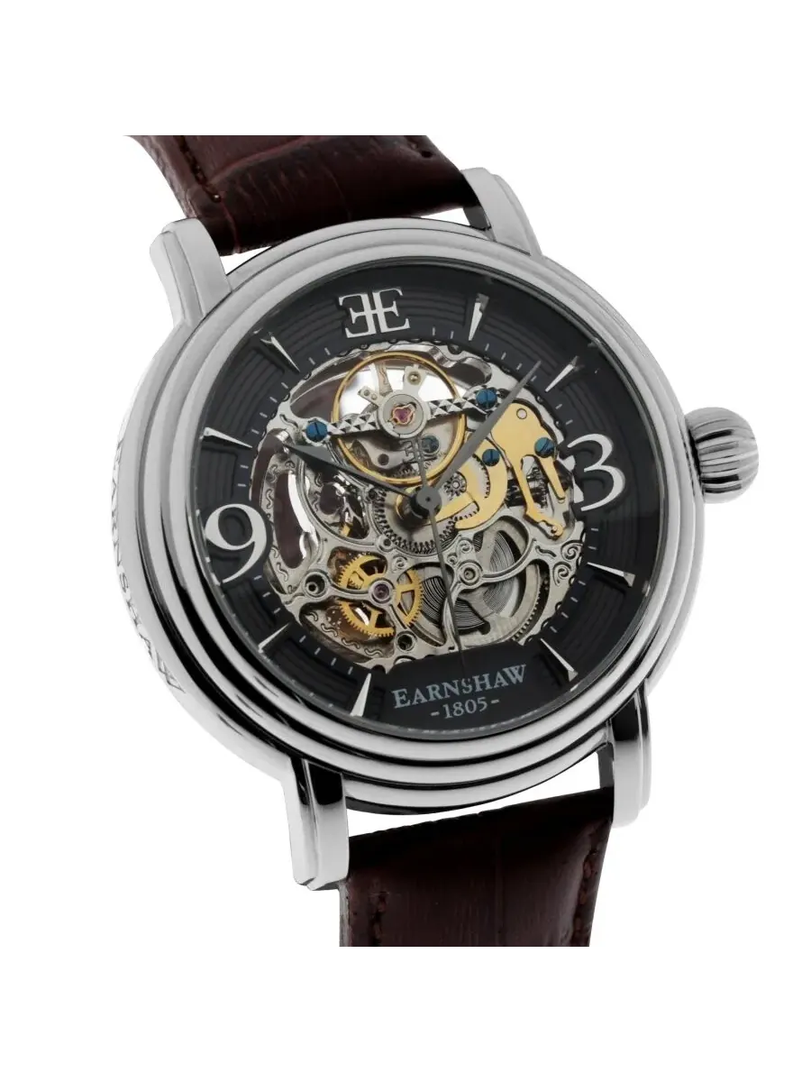 Мужские часы Thomas Earnshaw Longcase с автоматическим механизмом, серым циферблатом ES-8011-02 — изображение 2 из 5