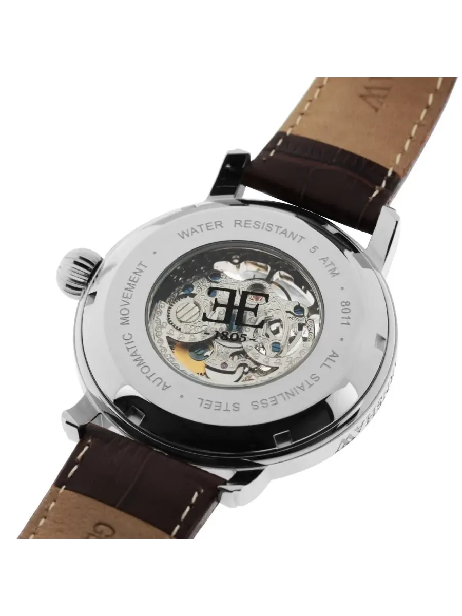 Мужские часы Thomas Earnshaw Longcase с автоматическим механизмом, серым циферблатом ES-8011-02 — изображение 4 из 5