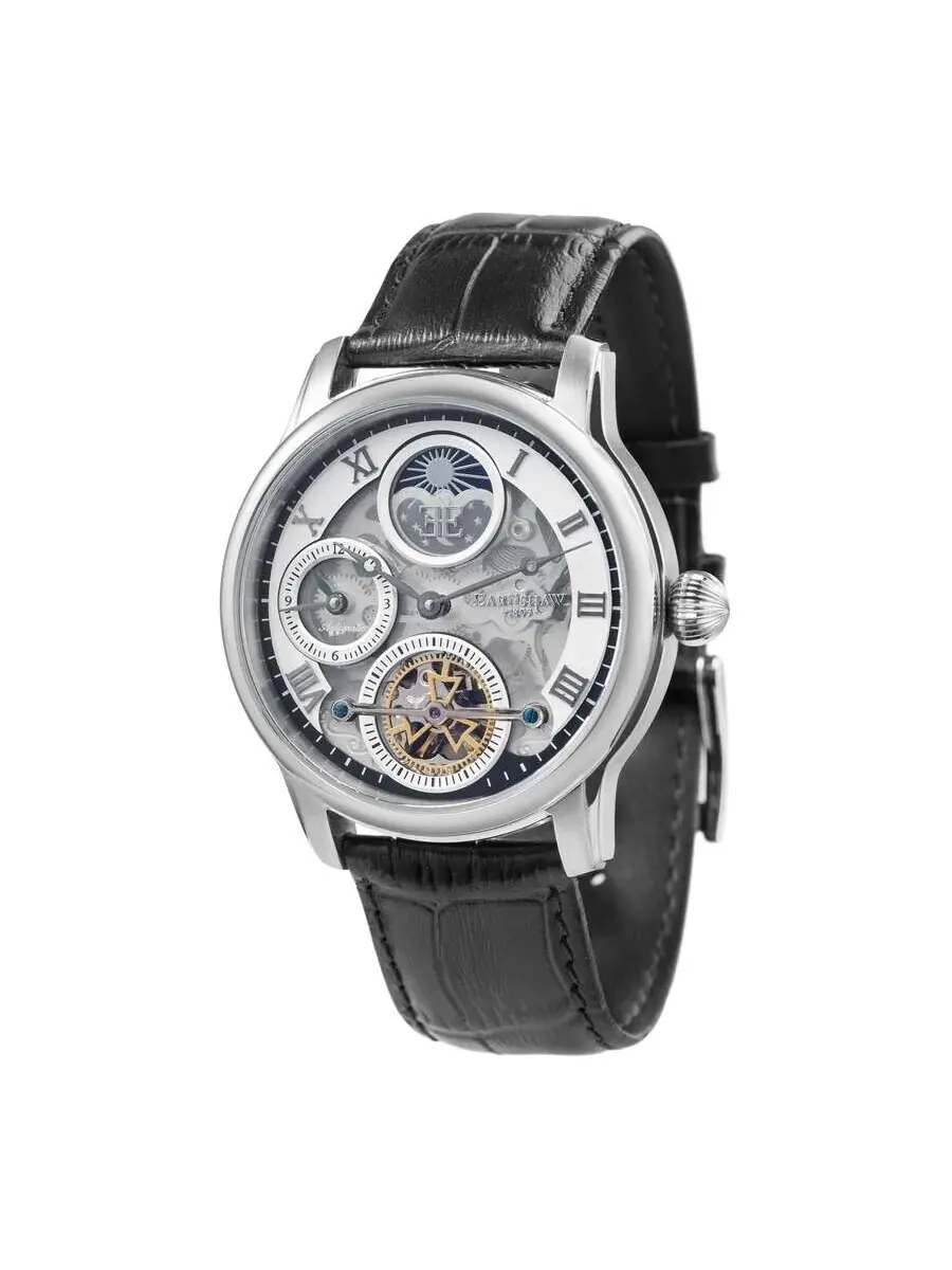 Мужские часы Thomas Earnshaw Longitude с серебристым циферблатом ES-8063-01
