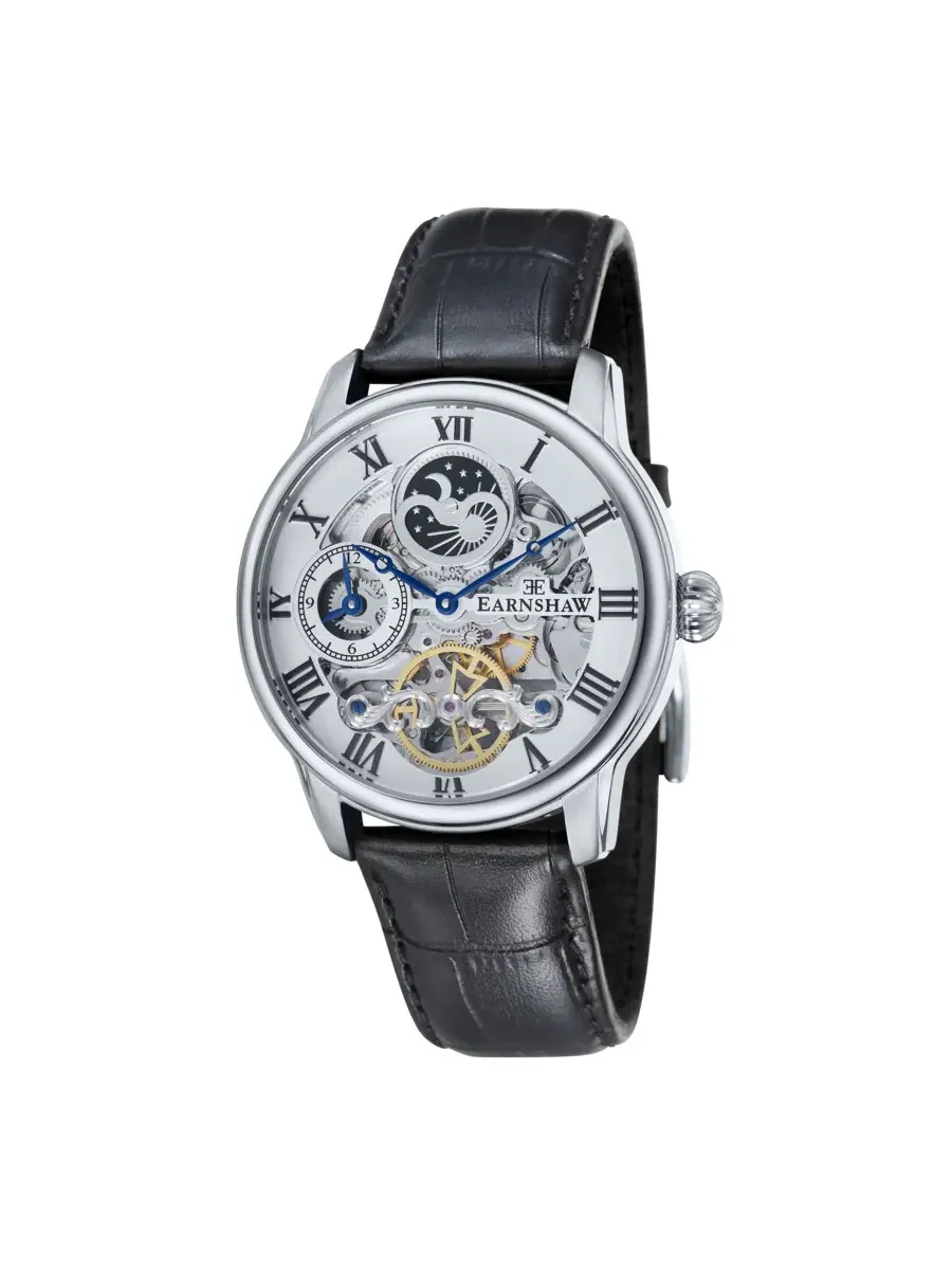 Мужские часы Thomas Earnshaw Longitude с белым циферблатом ES-8006-01