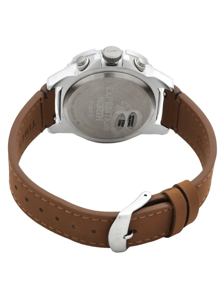Мужские часы Timex Expedition North Chronograph Quartz с синим циферблатом TW2W16300 — изображение 3 из 3, оттенок серебряный