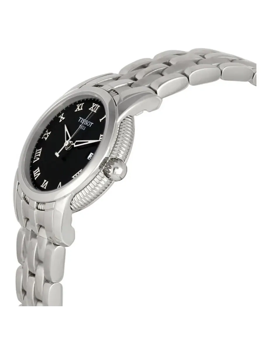 Женские часы Tissot Ballade III Quartz с черным циферблатом T031.210.11.053.00 — изображение 2 из 5, оттенок серебряный