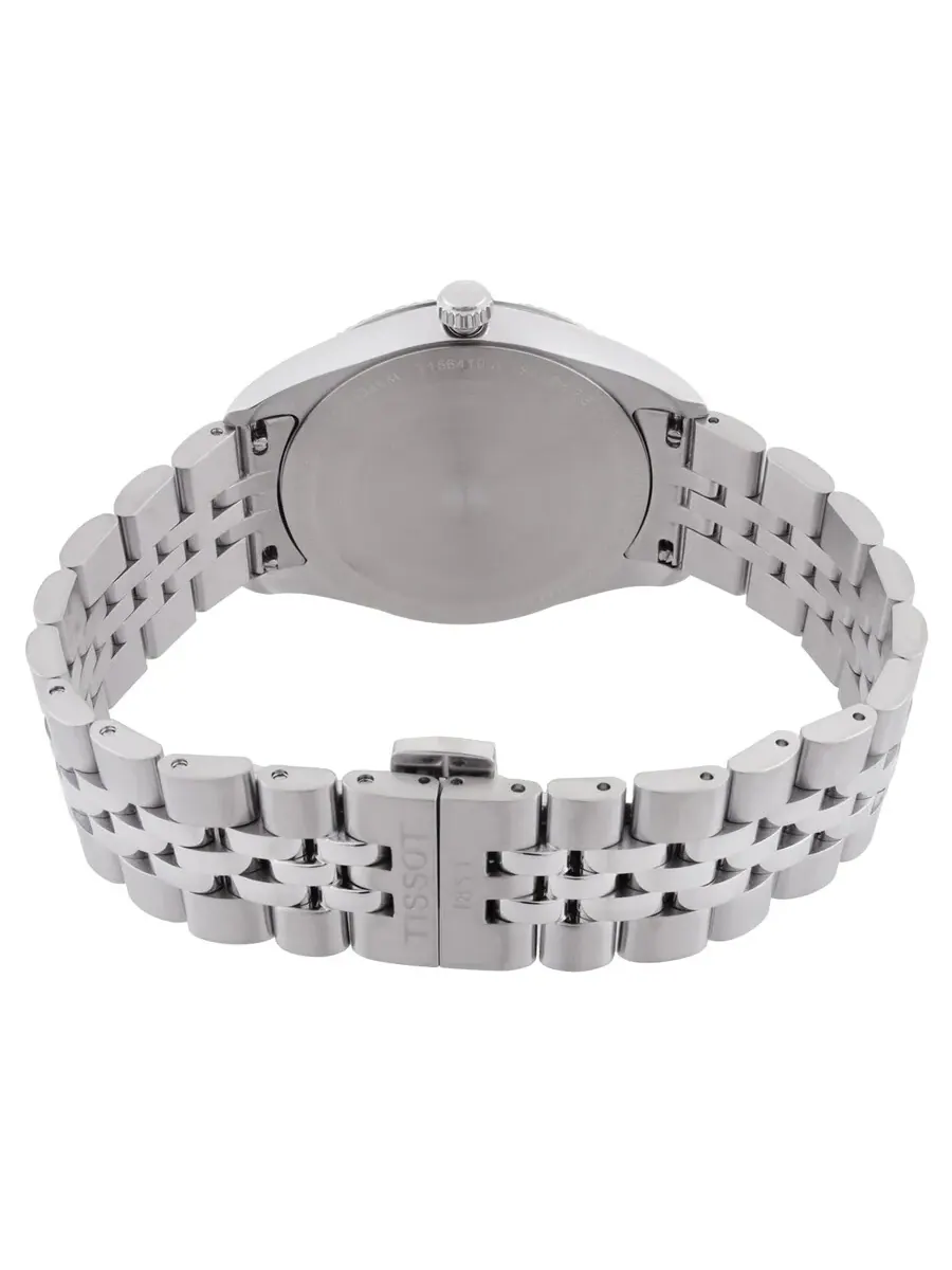 Мужские часы Tissot Ballade Quartz с зеленым циферблатом T1564101109100 — изображение 3 из 3, оттенок серебряный