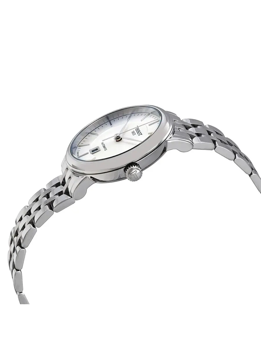 Женские автоматические часы Tissot Carson с серебристым циферблатом T122.207.11.031.00 — изображение 2 из 3