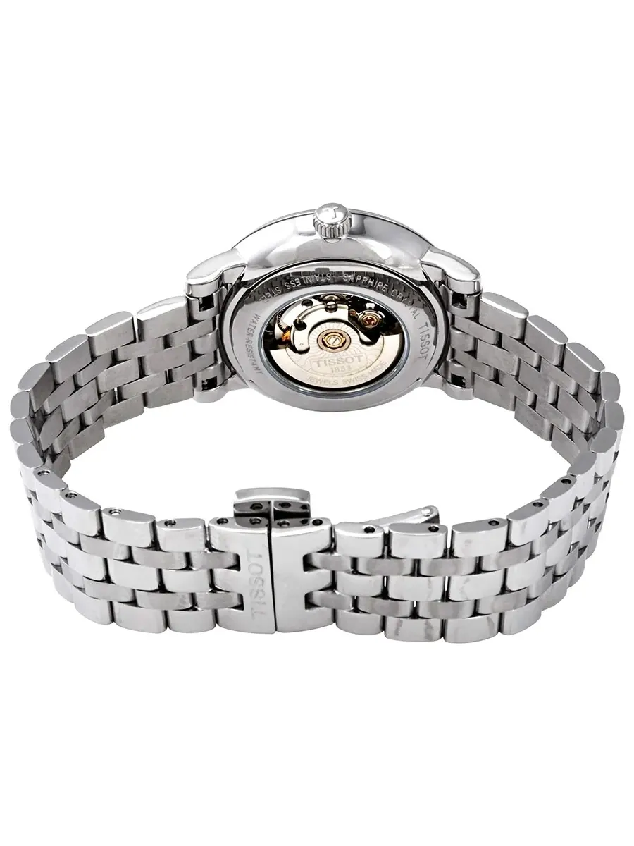 Женские автоматические часы Tissot Carson с серебристым циферблатом T122.207.11.031.00 — изображение 3 из 3