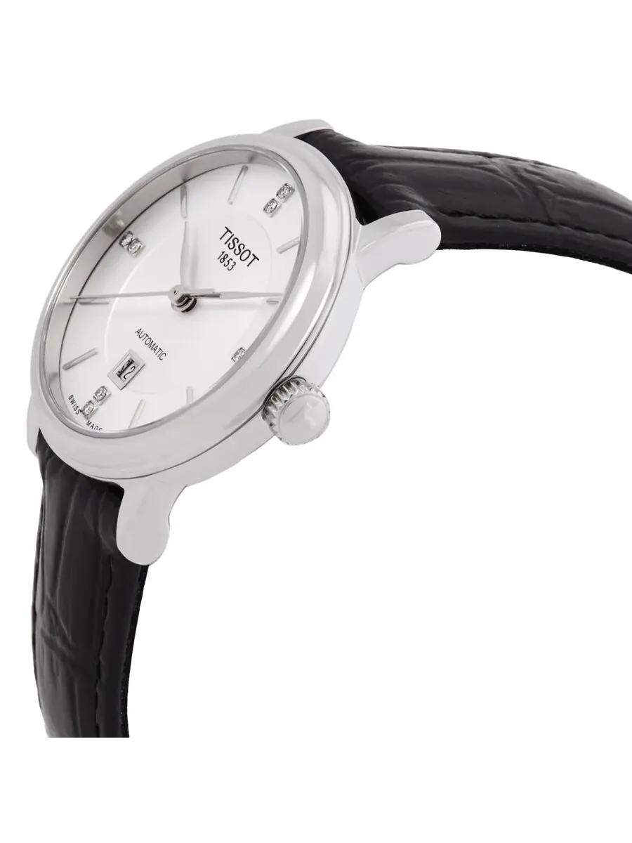 Женские часы Tissot Carson с серебристым циферблатом T1222071603601 — изображение 2 из 3, оттенок серебряный