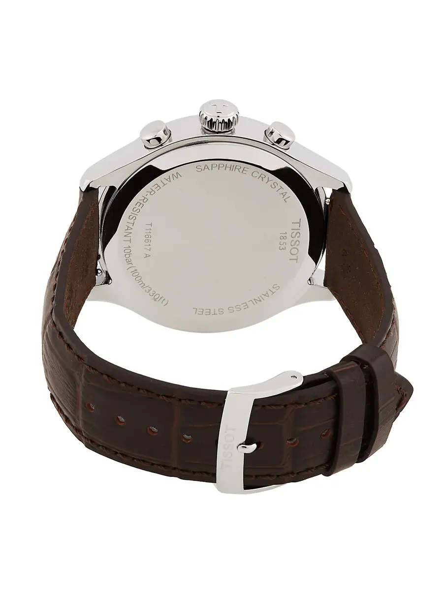 Мужские часы Tissot Chrono XL Classic Quartz с зеленым циферблатом T1166171609200 — изображение 3 из 3, оттенок серебряный