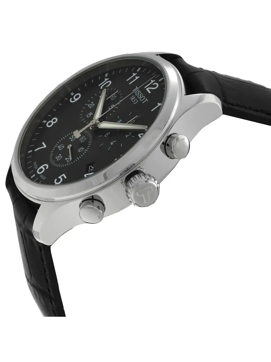 Мужские часы Tissot Chrono XL Classic Chronograph с черным циферблатом T116.617.16.057.00