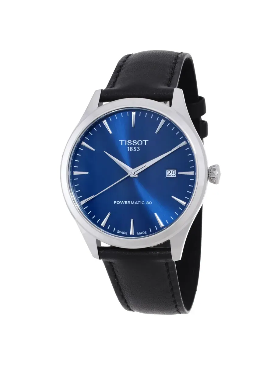Мужские часы Tissot Classic Dream Automatic с синим циферблатом T1584071604100