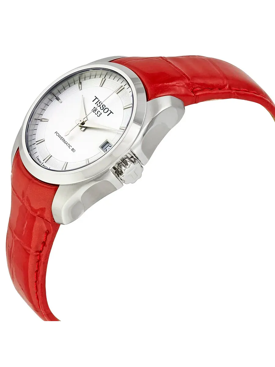 Женские часы Tissot Couturier Powermatic 80 автоматические T0352071603101 — изображение 2 из 3, оттенок серебряный