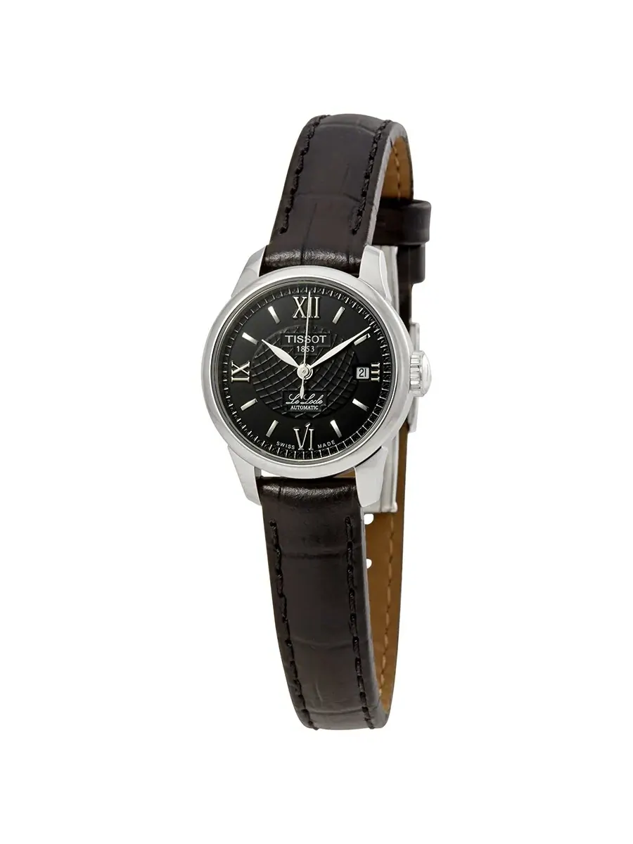 Женские часы Tissot Le Locle Automatic с черным циферблатом T41112357