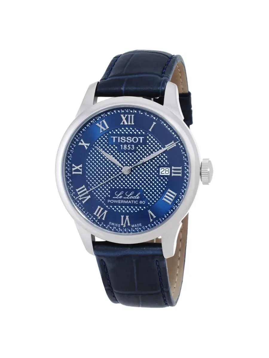 Мужские часы Tissot Le Locle Automatic с синим циферблатом T0064071604300