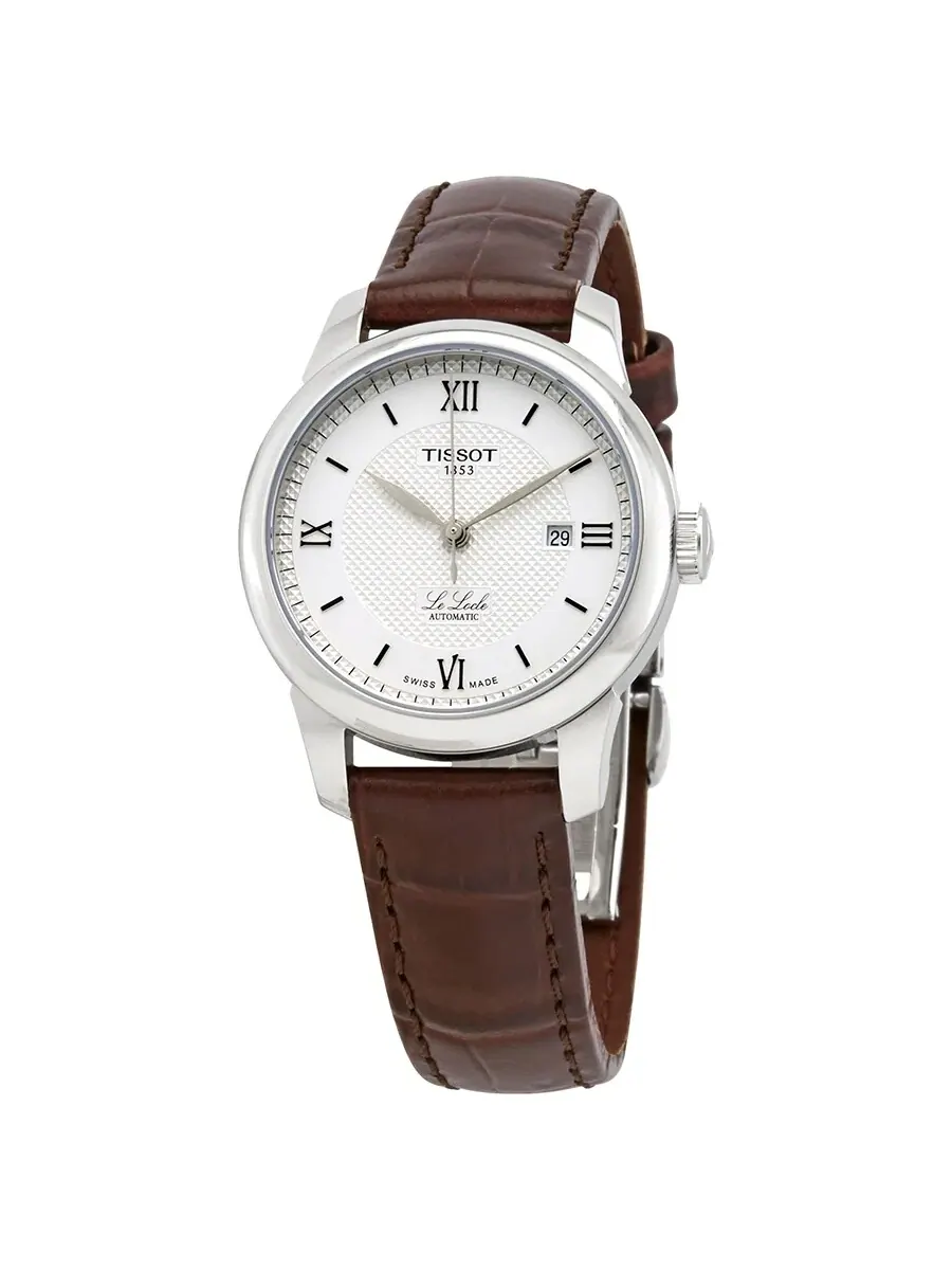 Женские часы Tissot Le Locle Automatic с серебристым циферблатом T006.207.16.038.00