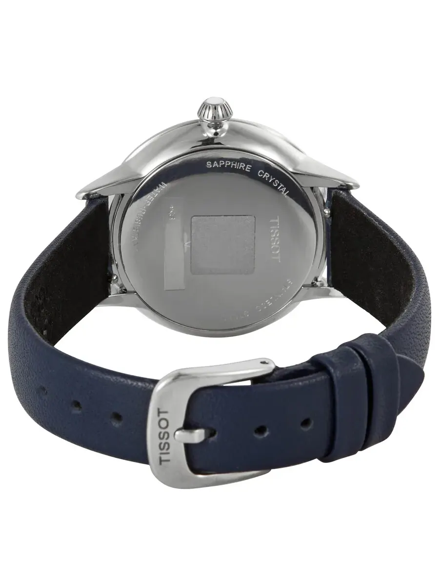 Женские часы Tissot Odaci-T Quartz с белым перламутровым циферблатом и бриллиантами T133.210.16.116.00 — изображение 3 из 4