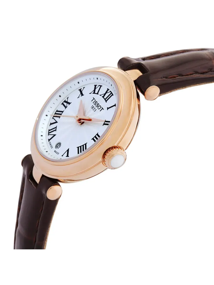 Женские часы Tissot с кварцевым механизмом и белым циферблатом T126.010.36.013.00 — изображение 2 из 3, оттенок белый