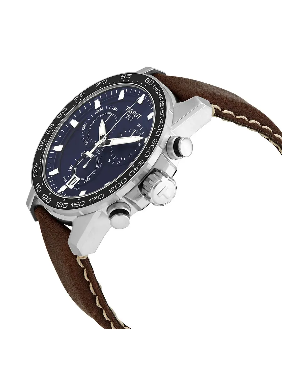 Мужские часы Tissot Supersport Chronograph Quartz с синим циферблатом T125.617.16.041.00 — изображение 2 из 3
