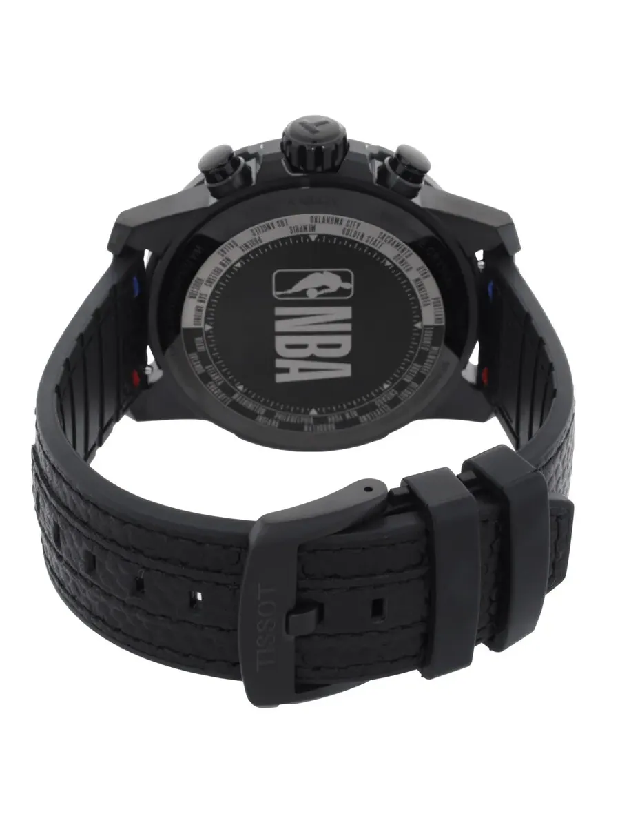 Мужские кварцевые часы Tissot Supersport NBA Special Edition Chronograph T1256173706700 — изображение 3 из 3, оттенок черный