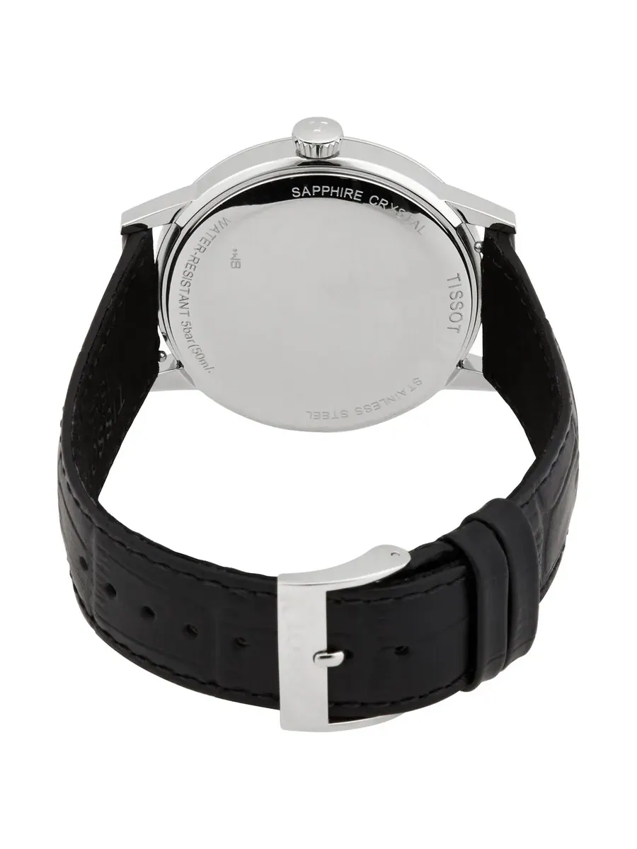 Мужские часы Tissot T-Classic Quartz с черным циферблатом T129.410.16.053.00 — изображение 3 из 3, оттенок черный