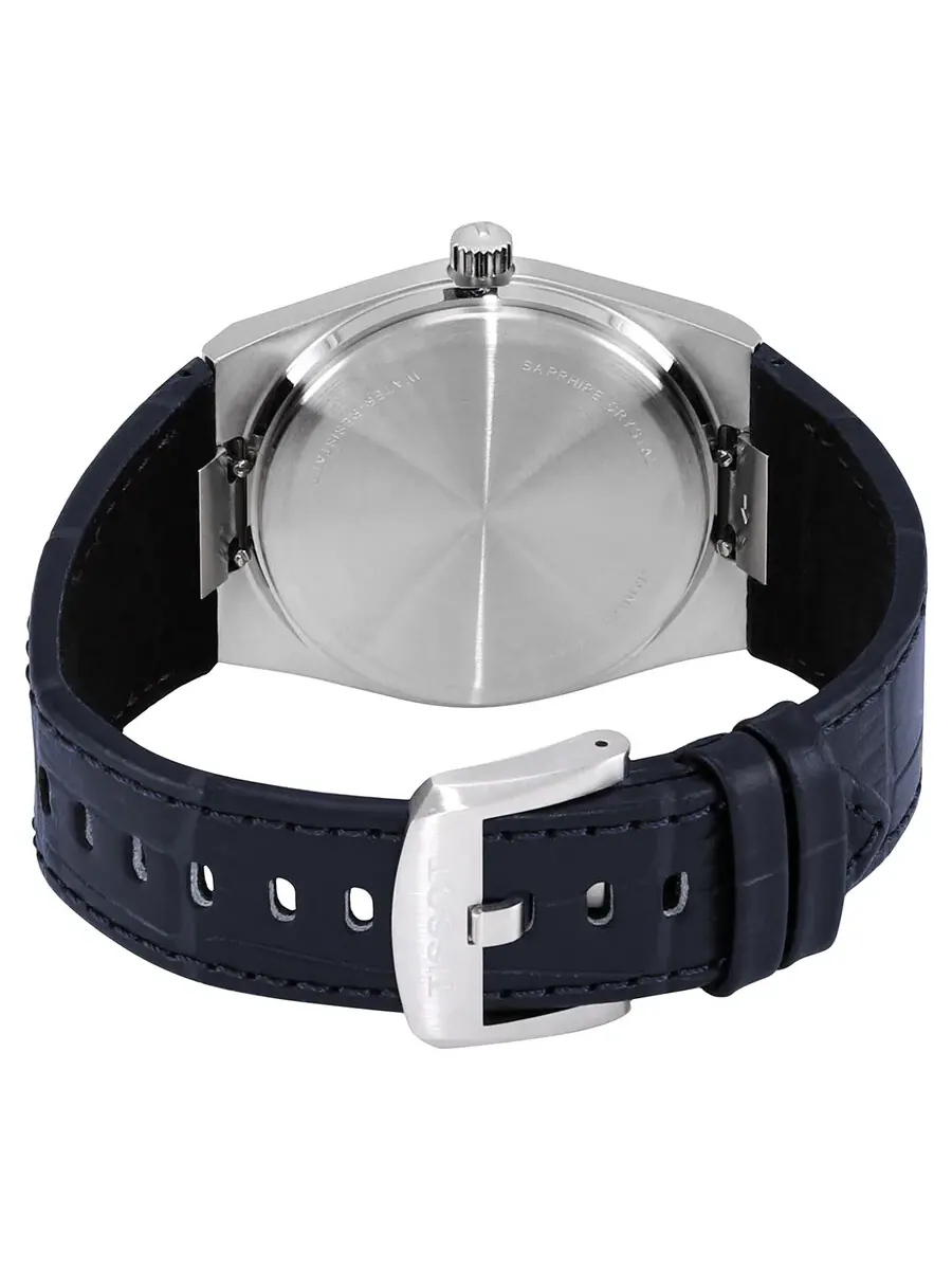 Мужские часы Tissot PRX Quartz с синим циферблатом T137.410.16.041.00 — изображение 3 из 3, оттенок серебряный