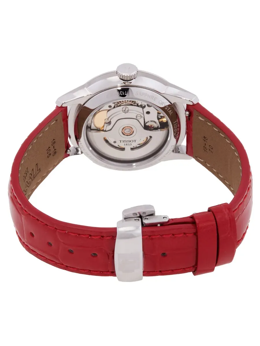 Женские часы Tissot T-Classic Automatic с белым перламутровым циферблатом T1392071611100 — изображение 3 из 3